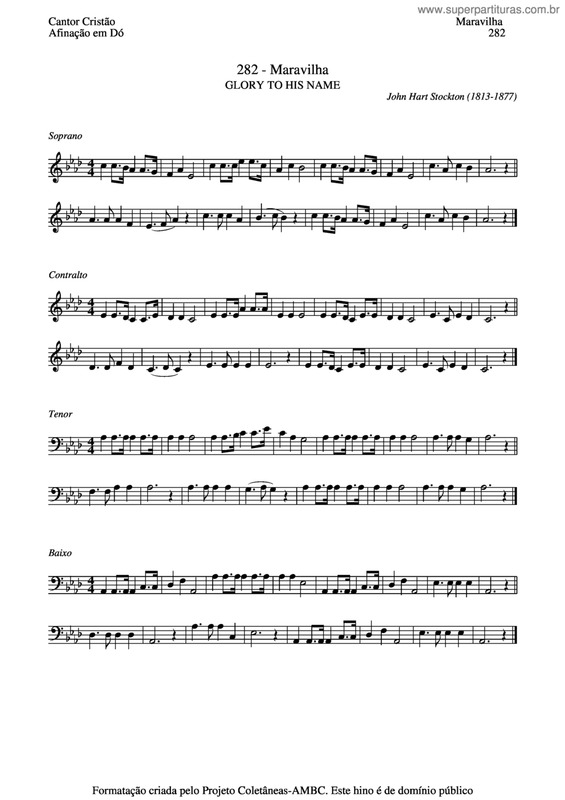 Partitura da música Maravilha v.4