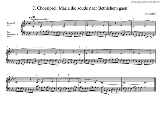 Partitura da música Maria Die Soude Naer Bethlehem Gaen