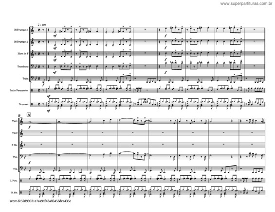 Partitura da música Mas Que Nada – Jorge Ben Jor