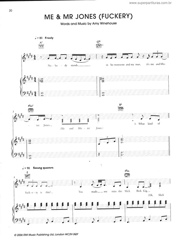 Partitura da música Maybe v.2