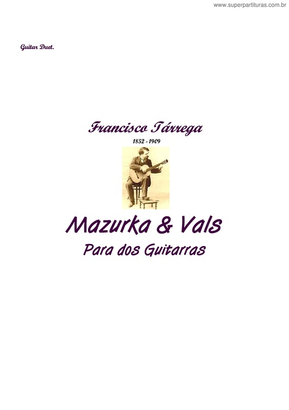 Partitura da música Mazurka &amp; Vals