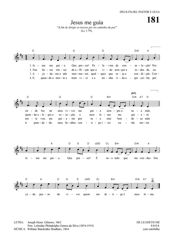 Partitura da música Me Guia