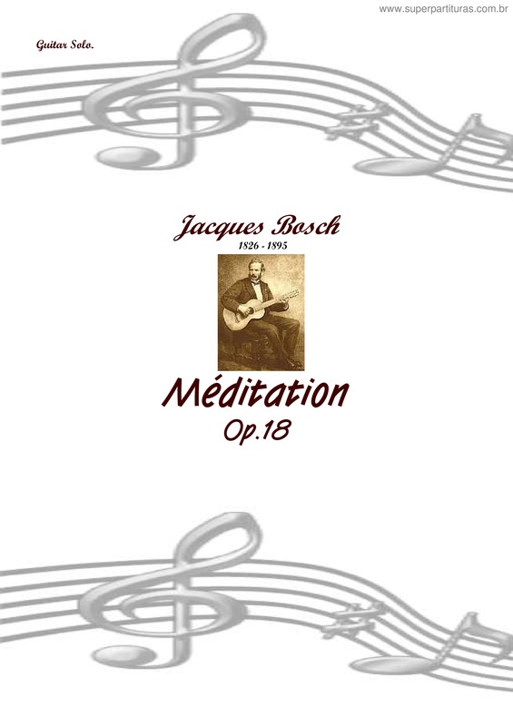 Partitura da música Méditation v.3