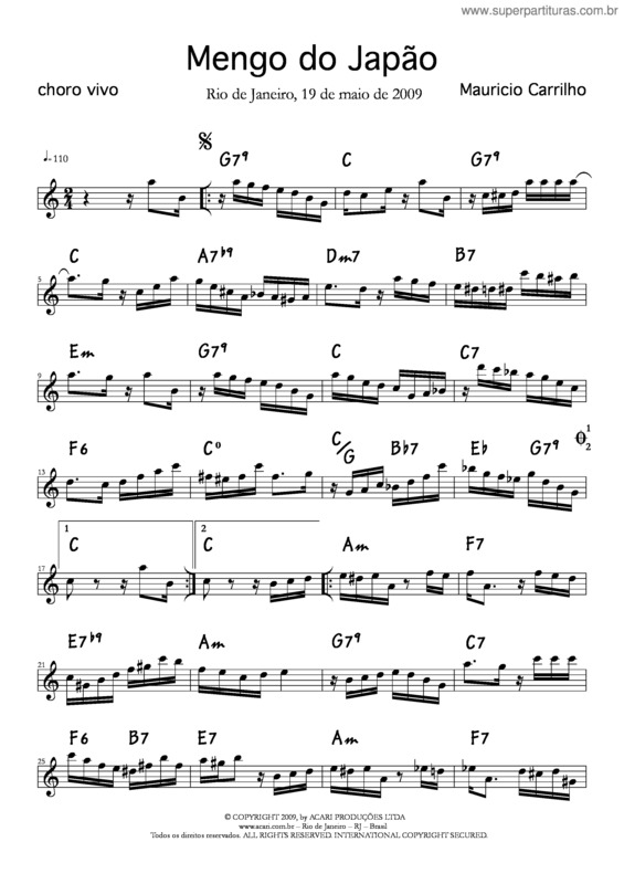 Super Partituras - Do Japão (Gilberto Gil), com cifra