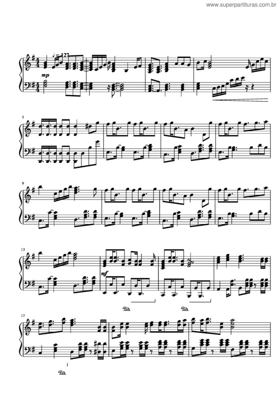 Partitura da música Mermaid Festa Vol. 1