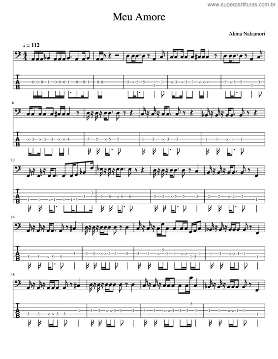 Partitura da música Meu Amor É v.3