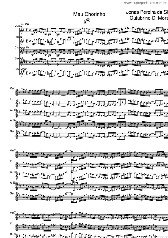 Partitura da música Meu Chorinho v.10