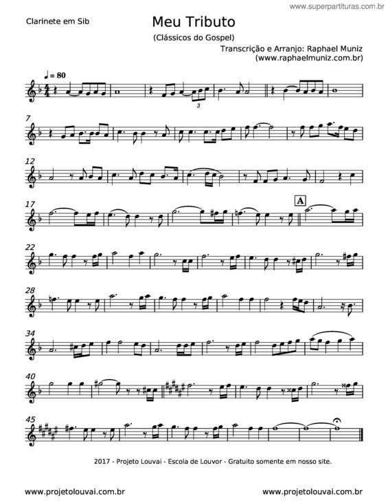 Partitura da música Meu Tributo v.9