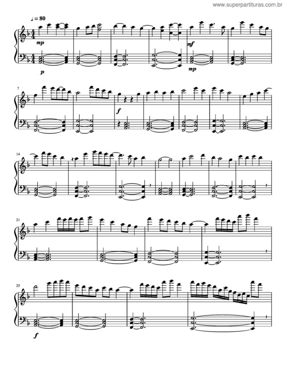 Partitura da música Mew Por Que?