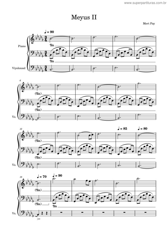 Partitura da música Meyus Ii