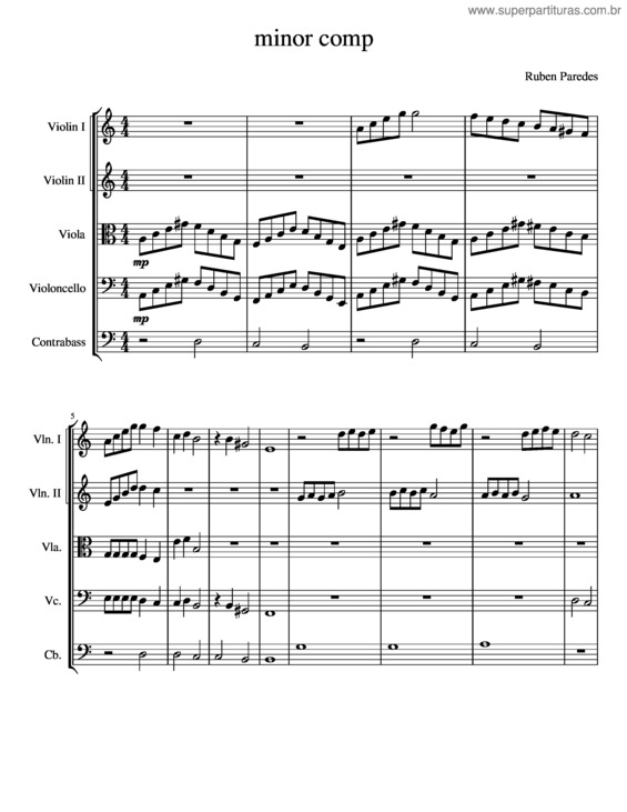 Partitura da música Minor_Comp