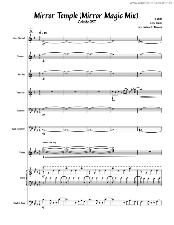 Partitura da música Mirror Temple v.2