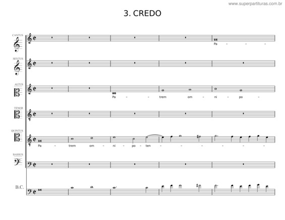 Partitura da música Missa In Illo Tempore, Sv 205 – Claudio Monteverdi v.4
