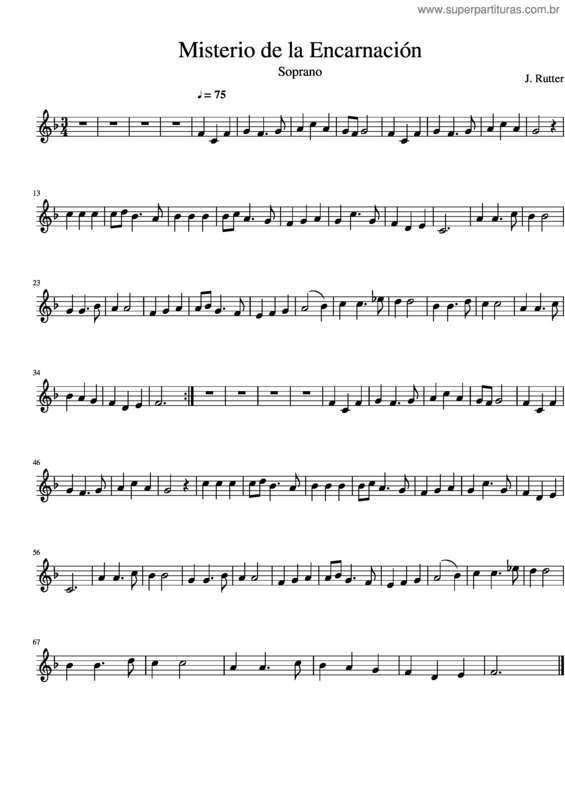 Partitura da música Misterio De La Encarnación v.5