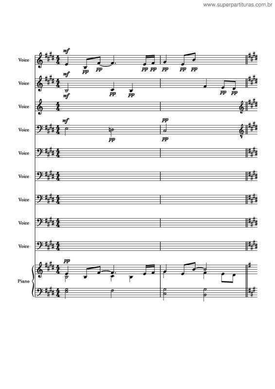 Partitura da música Moana – Juna Flor Janoyan Signar