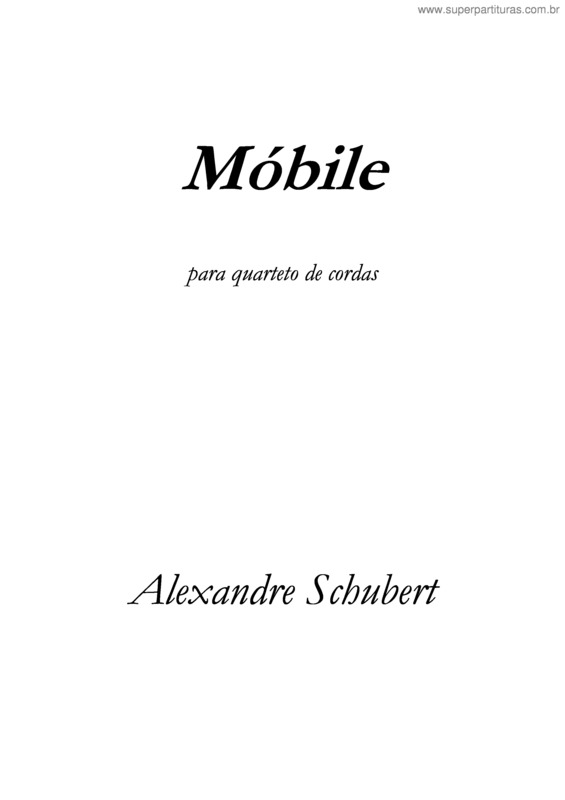 Partitura da música Mobile v.3
