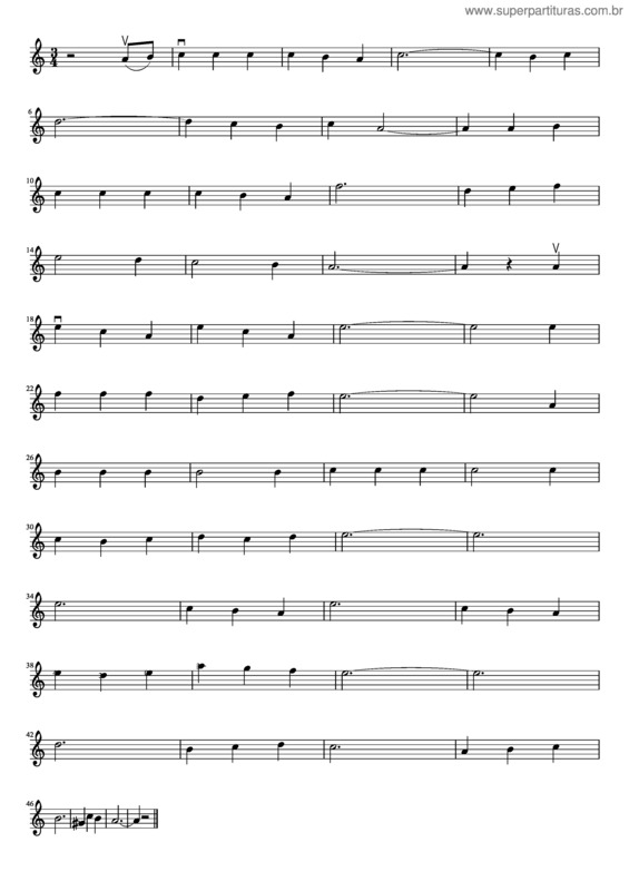 Partitura da música Mon Amant De Saint–Jean v.7
