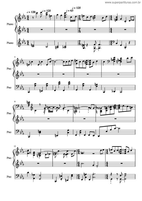 Partitura da música Money Heist