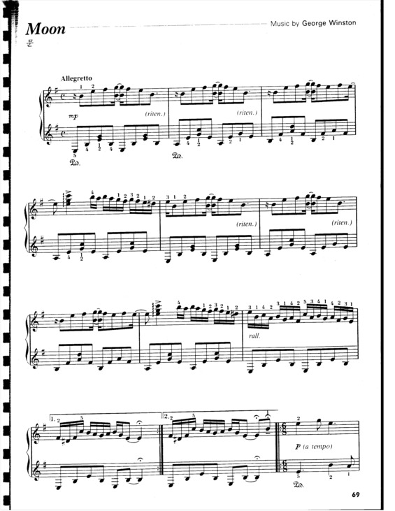 Partitura da música Moon v.2