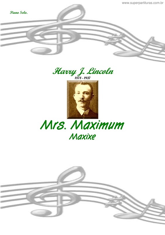 Partitura da música Mrs. Maximum