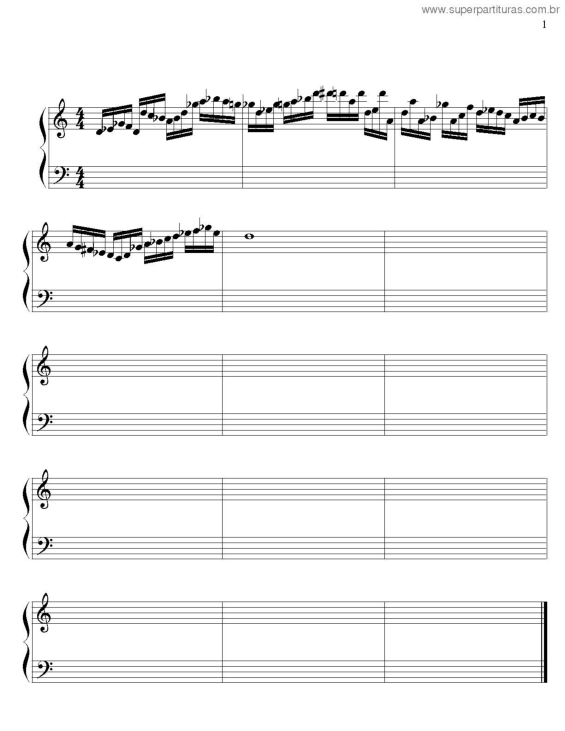 Partitura da música Muros