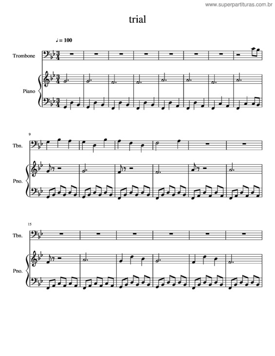 Partitura da música Music Theory Composition