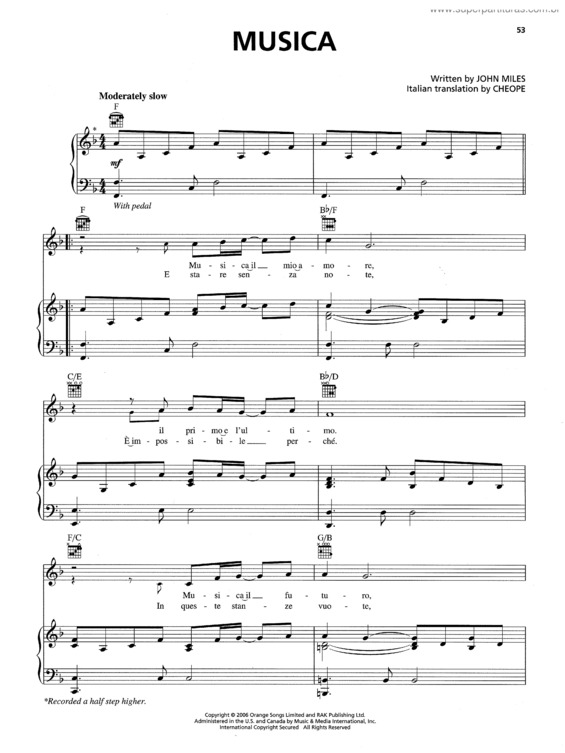 Partitura da música Musica v.2