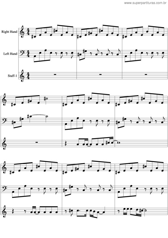 Partitura da música My Immortal v.8