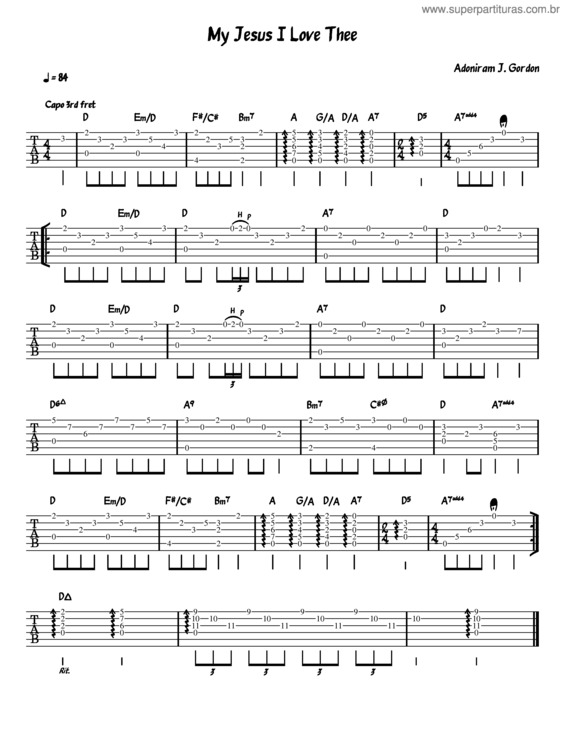 Partitura da música My Jesus I Love Thee / Opwekking 392 Mijn Jezus, Ik Hou Van U