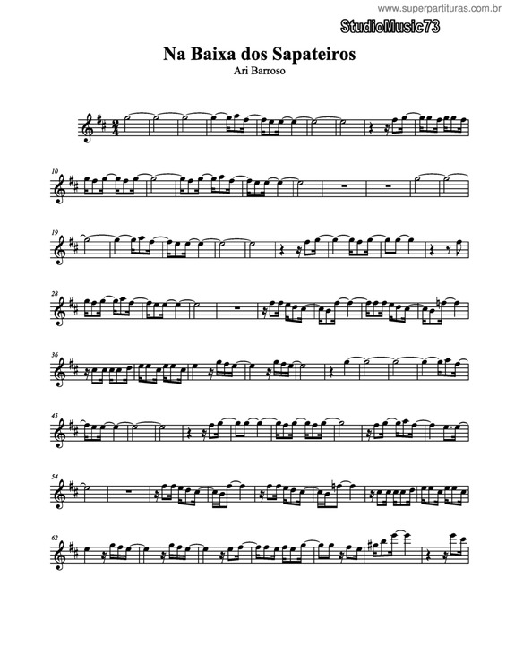 Partitura da música Na Baixa Dos Sapateiros