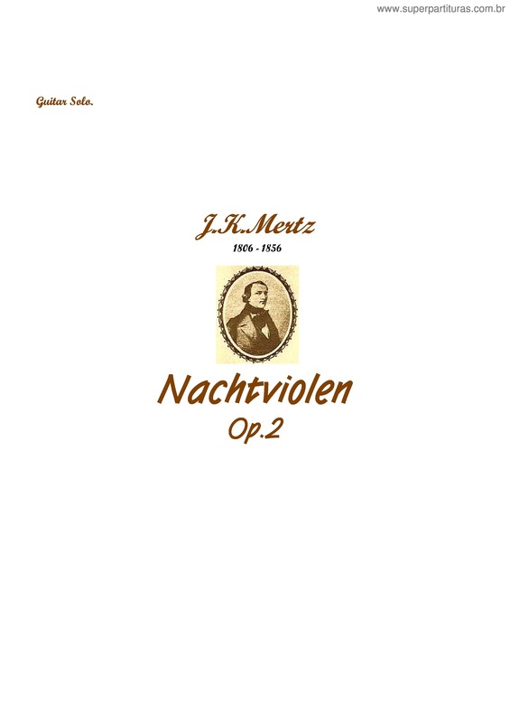 Partitura da música Nachtviolen