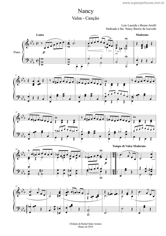 Partitura da música Nancy v.4