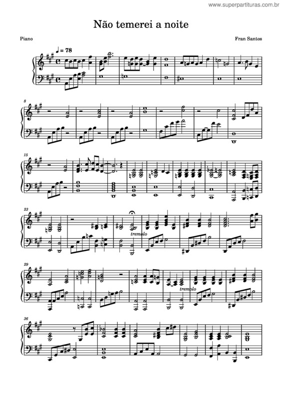 Partitura da música Não Temerei A Noite – Fran Santos Não_Temerei_A_Noite