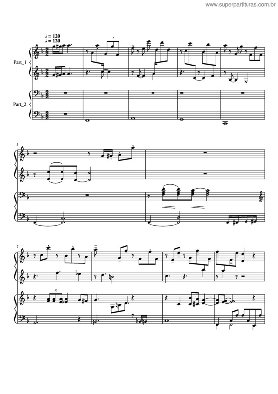 Partitura da música Naranjo En Flor v.3