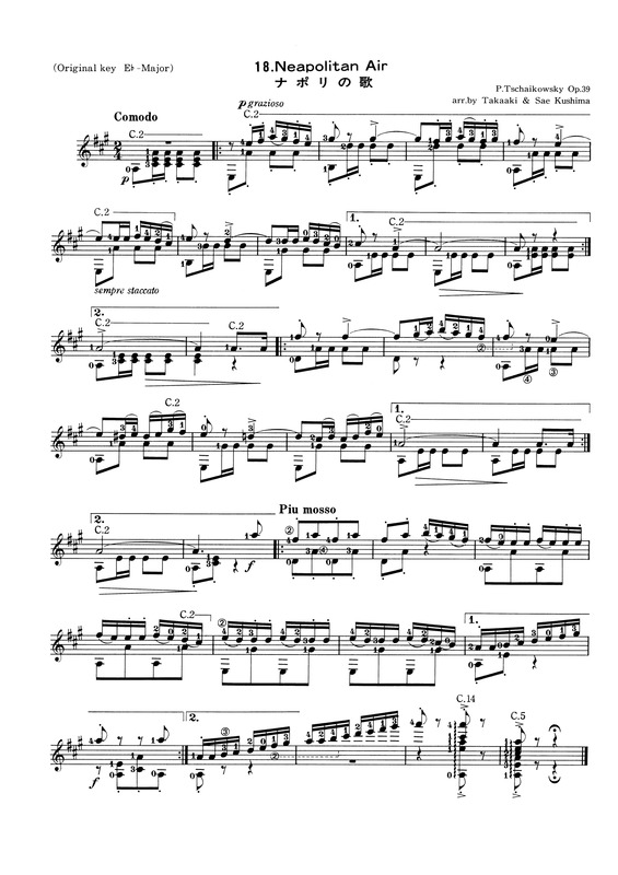 Partitura da música Neapolitan Air