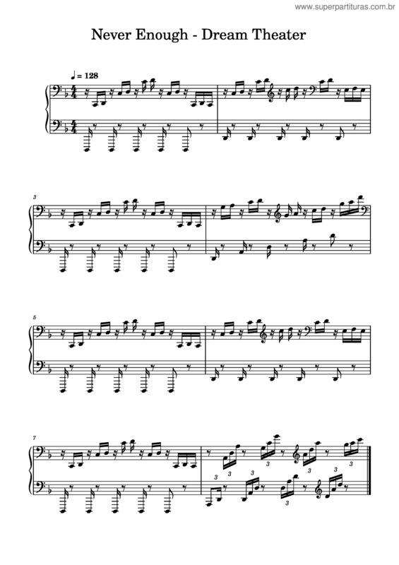 Partitura da música Never Enough – Dream Theater Never_Enough_–_Dream_Theater