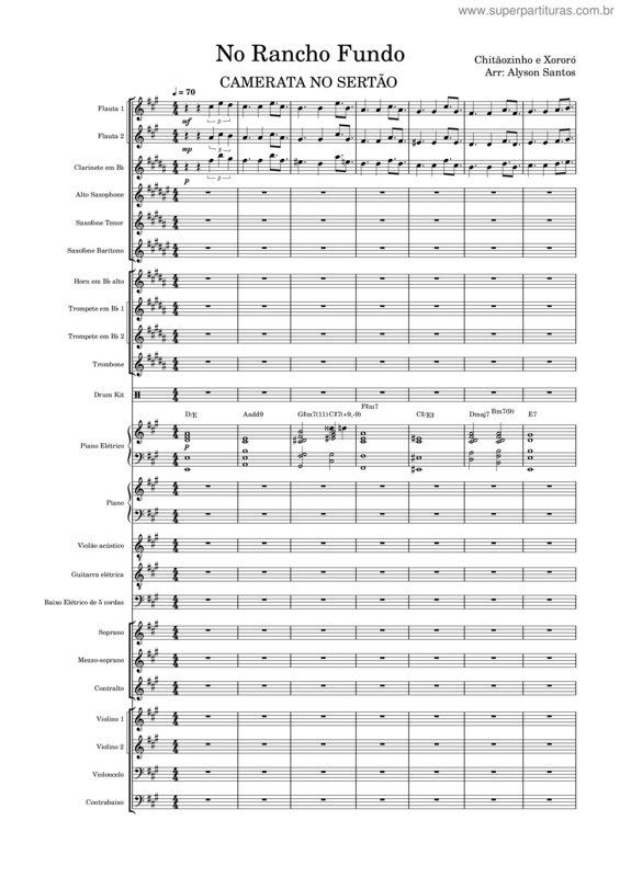 Partitura da música No Rancho Fundo v.16