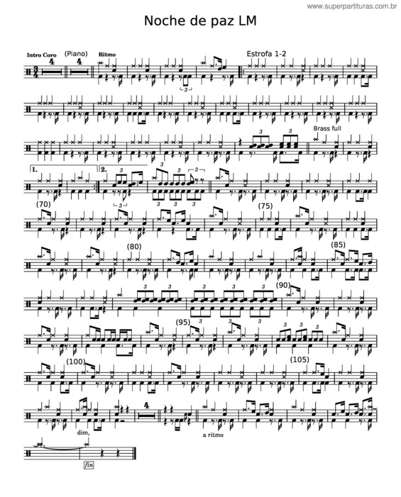 Partitura da música Noche De Paz Lm – Joseph Mohr v.3