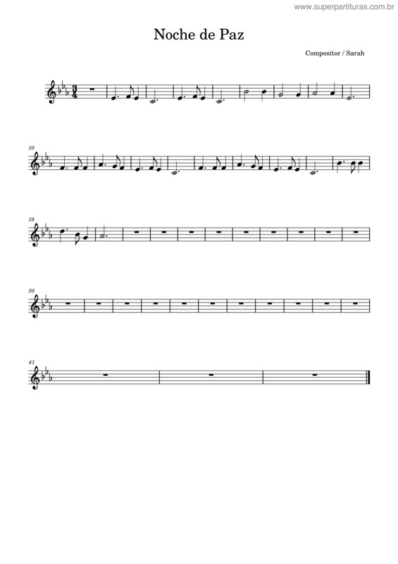Partitura da música Noche De Paz Normal