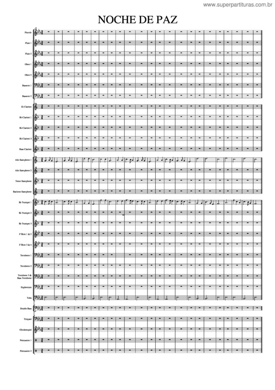 Partitura da música Noche De Paz v.21