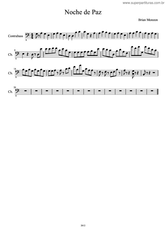 Partitura da música Noche De Paz v.23
