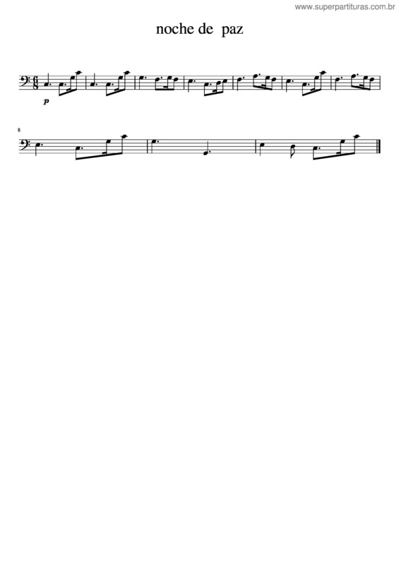 Partitura da música Noche De Paz v.32