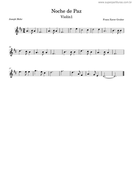 Partitura da música Noche De Paz v.60