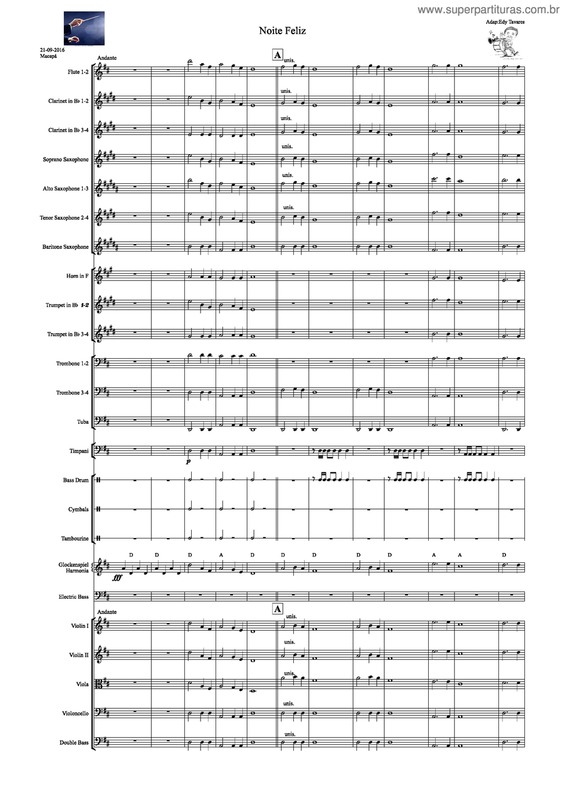 Partitura da música Noita Feliz v.2