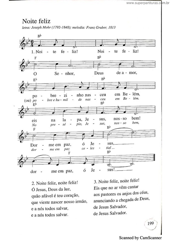 Partitura da música Noite Feliz v.30