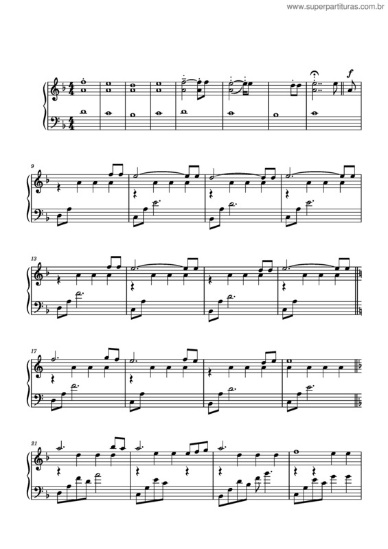 Partitura da música Nowhere – Samuel Backof