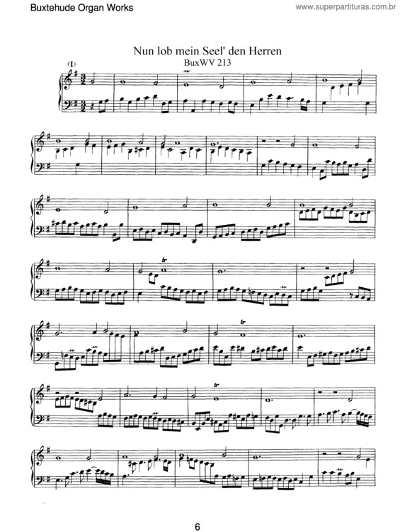 Partitura da música Nun lob, mein Seel, den Herren v.2