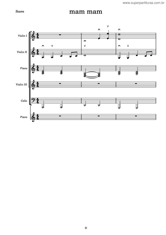Partitura da música Nuovo Gam Fatima In Do + 2020