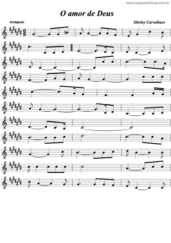 Partitura da música O Amor De Deus v.7