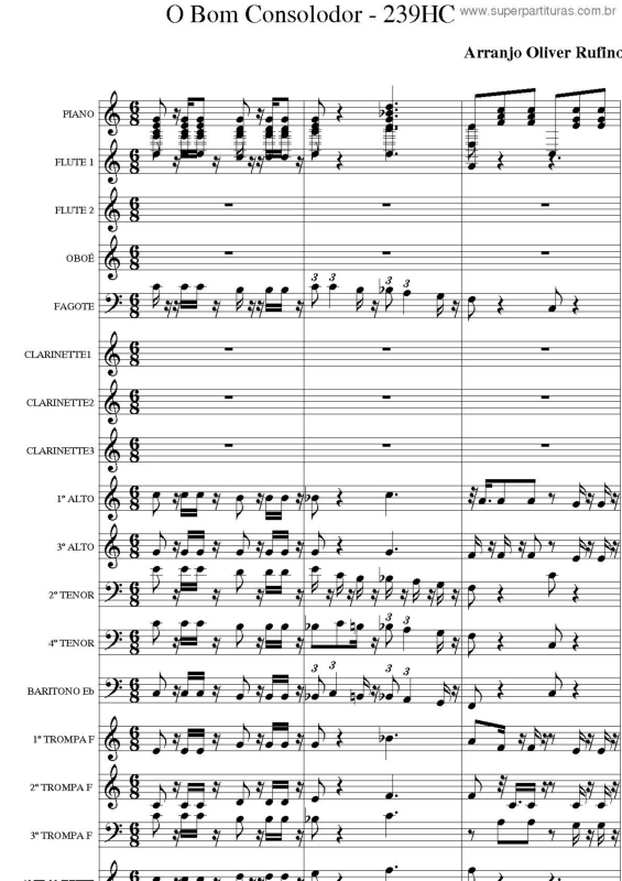 Partitura da música O Bom Consolador - 239 HC